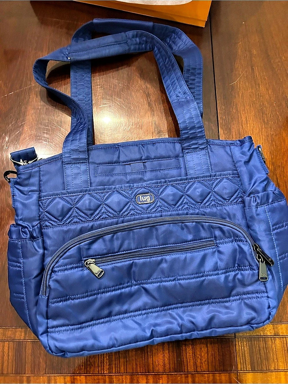 Lug Puddle Jumper Tote Bag Quilted Blue